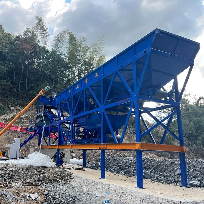 Concrete batching plants