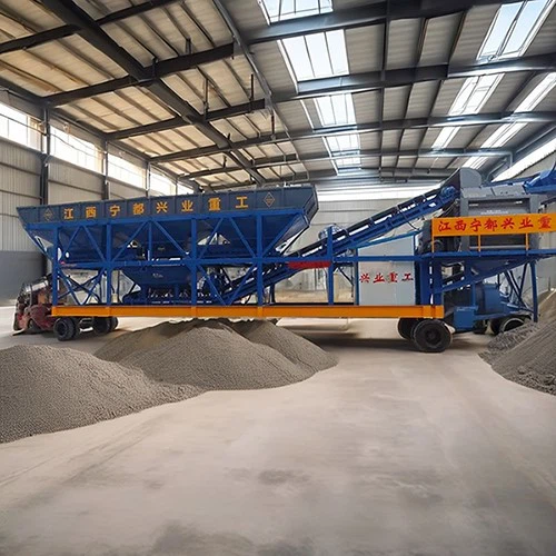 Portable Concrete Batch Machine