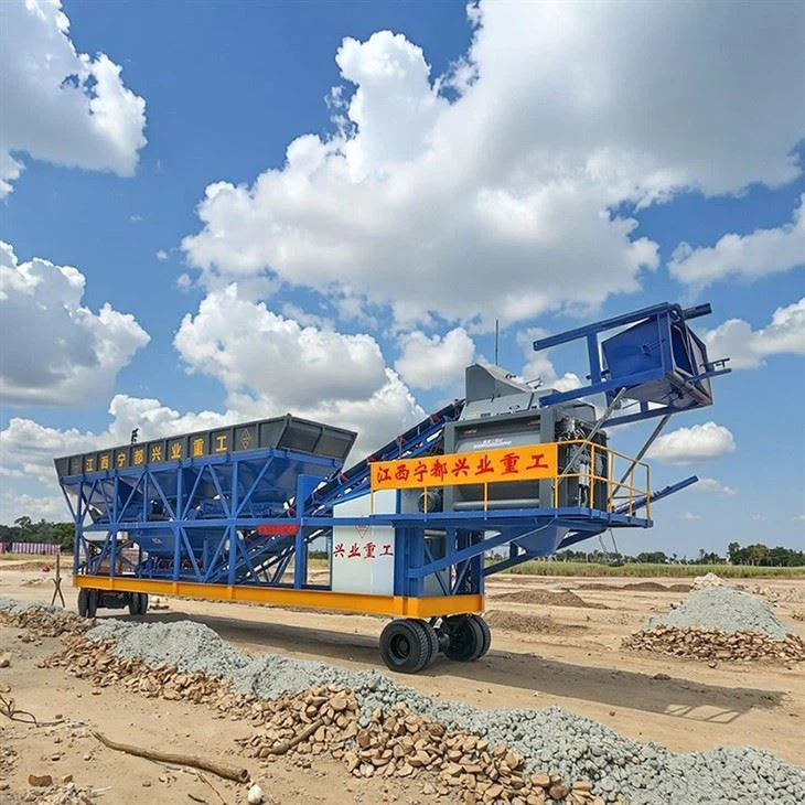 Mobile Concrete Batch plant